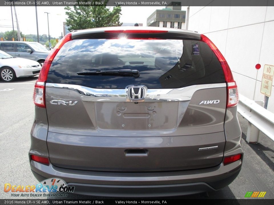 2016 Honda CR-V SE AWD Urban Titanium Metallic / Black Photo #4