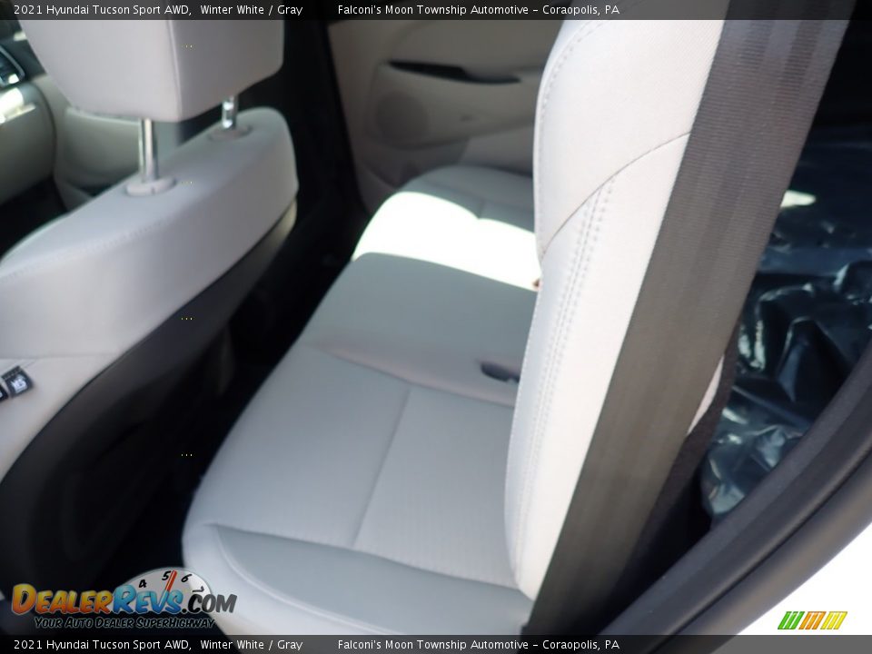 2021 Hyundai Tucson Sport AWD Winter White / Gray Photo #7