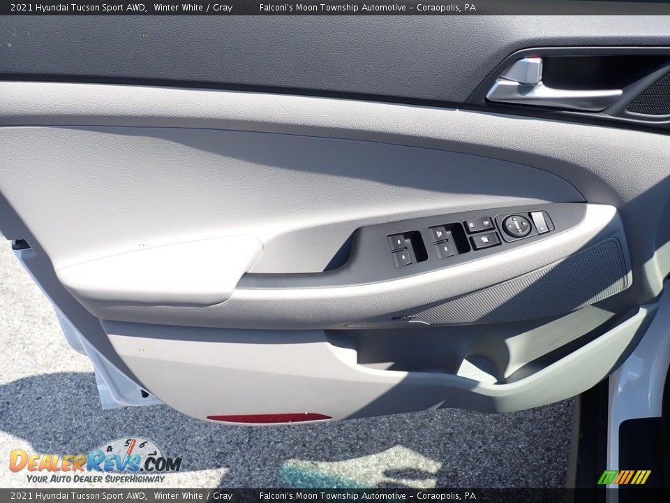 2021 Hyundai Tucson Sport AWD Winter White / Gray Photo #10
