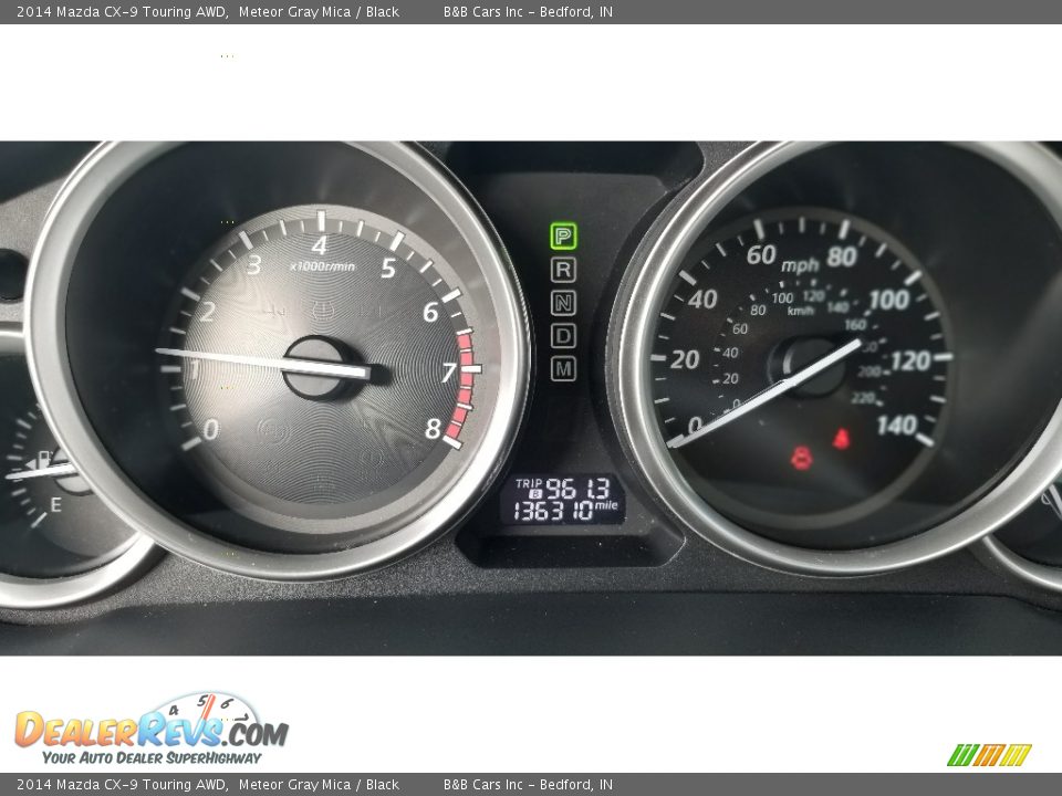 2014 Mazda CX-9 Touring AWD Gauges Photo #16