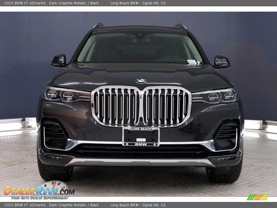 2020 BMW X7 xDrive40i Dark Graphite Metallic / Black Photo #2