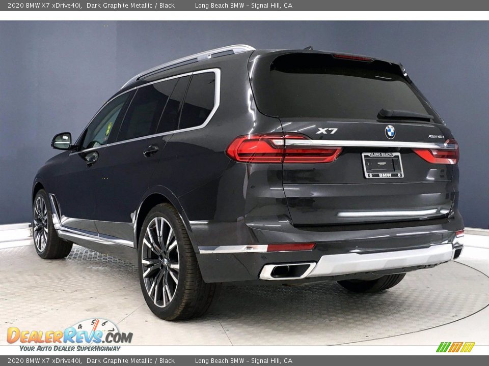 2020 BMW X7 xDrive40i Dark Graphite Metallic / Black Photo #3