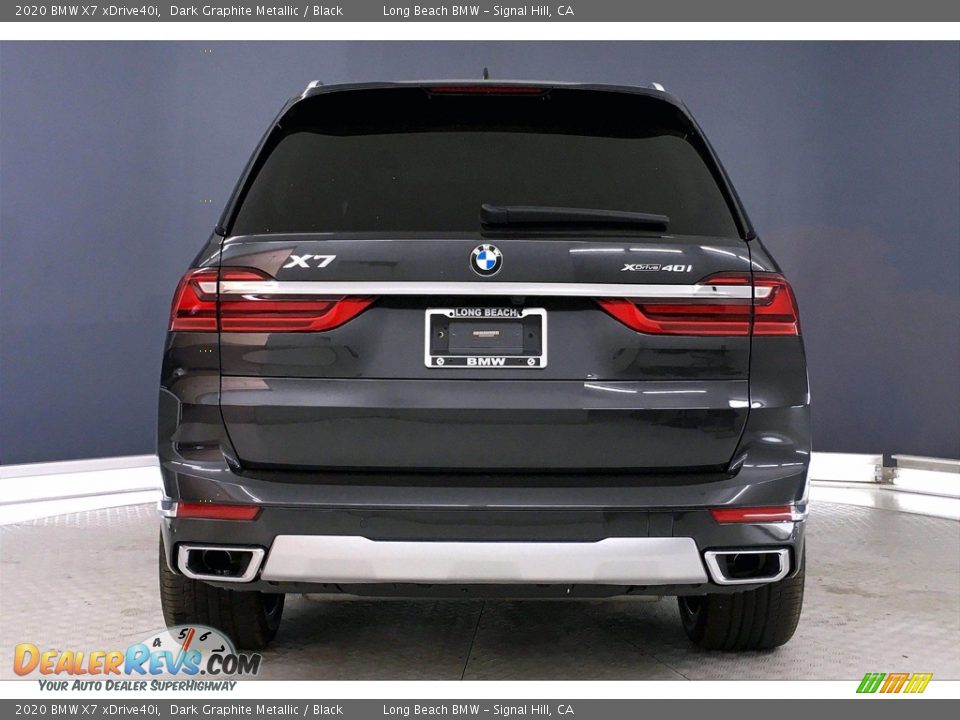 2020 BMW X7 xDrive40i Dark Graphite Metallic / Black Photo #4