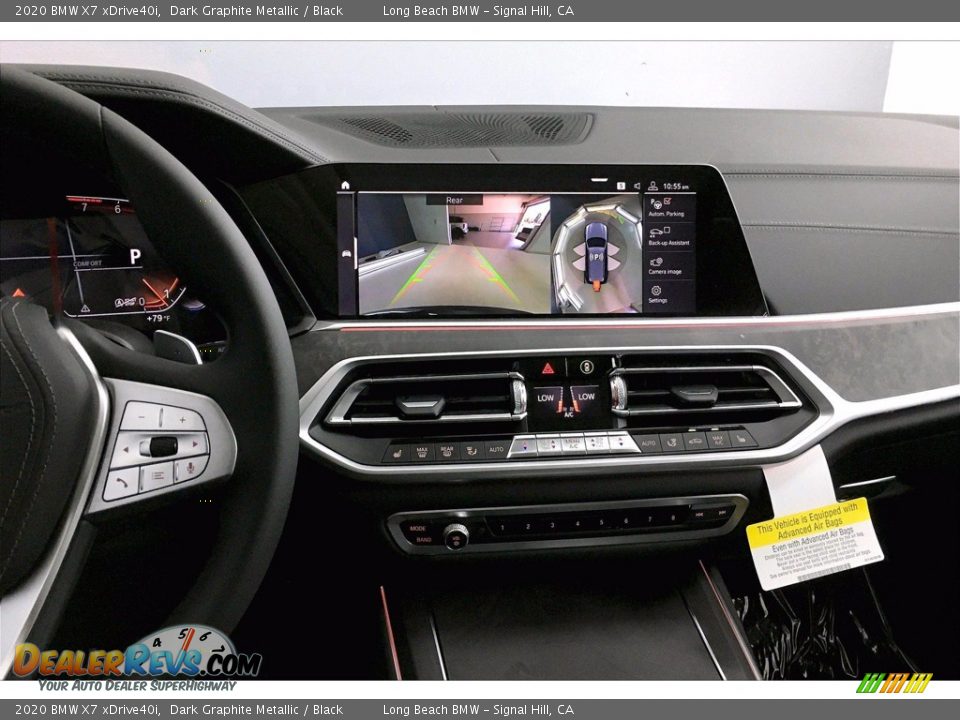 2020 BMW X7 xDrive40i Dark Graphite Metallic / Black Photo #6