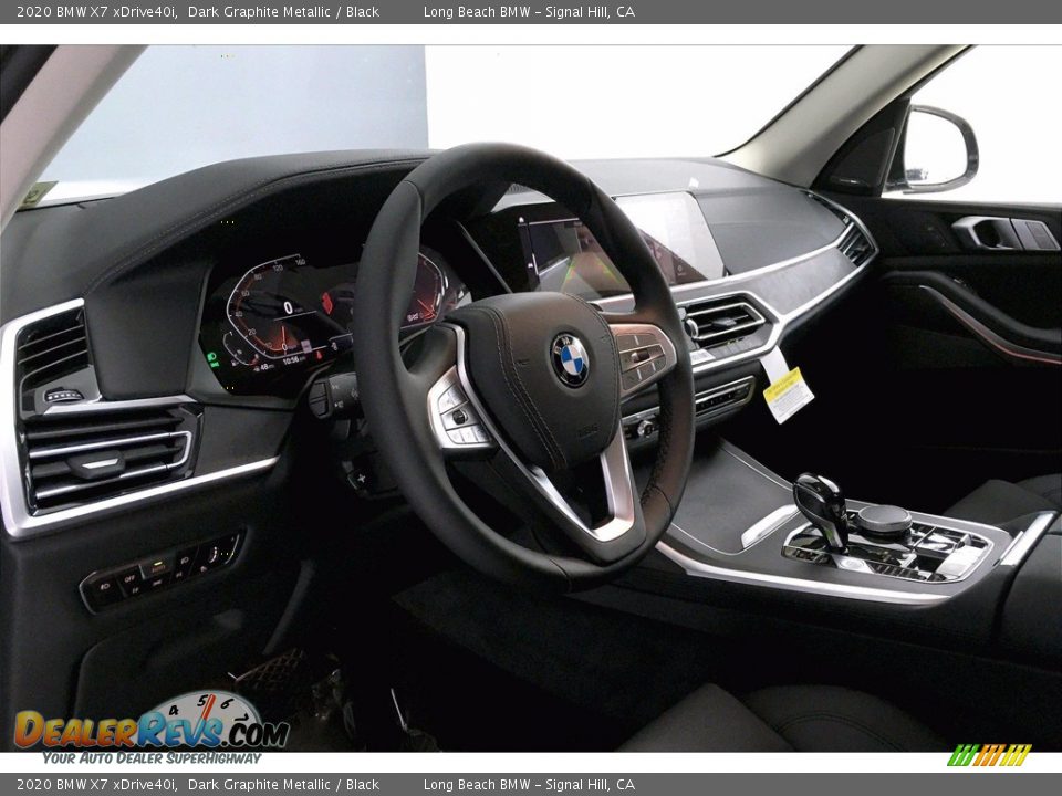 2020 BMW X7 xDrive40i Dark Graphite Metallic / Black Photo #7