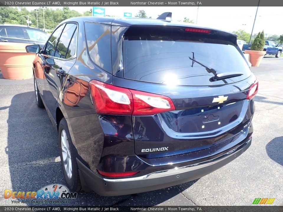 2020 Chevrolet Equinox LT AWD Midnight Blue Metallic / Jet Black Photo #4