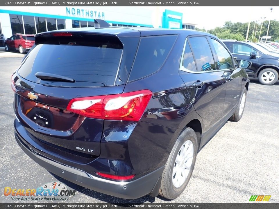 2020 Chevrolet Equinox LT AWD Midnight Blue Metallic / Jet Black Photo #6