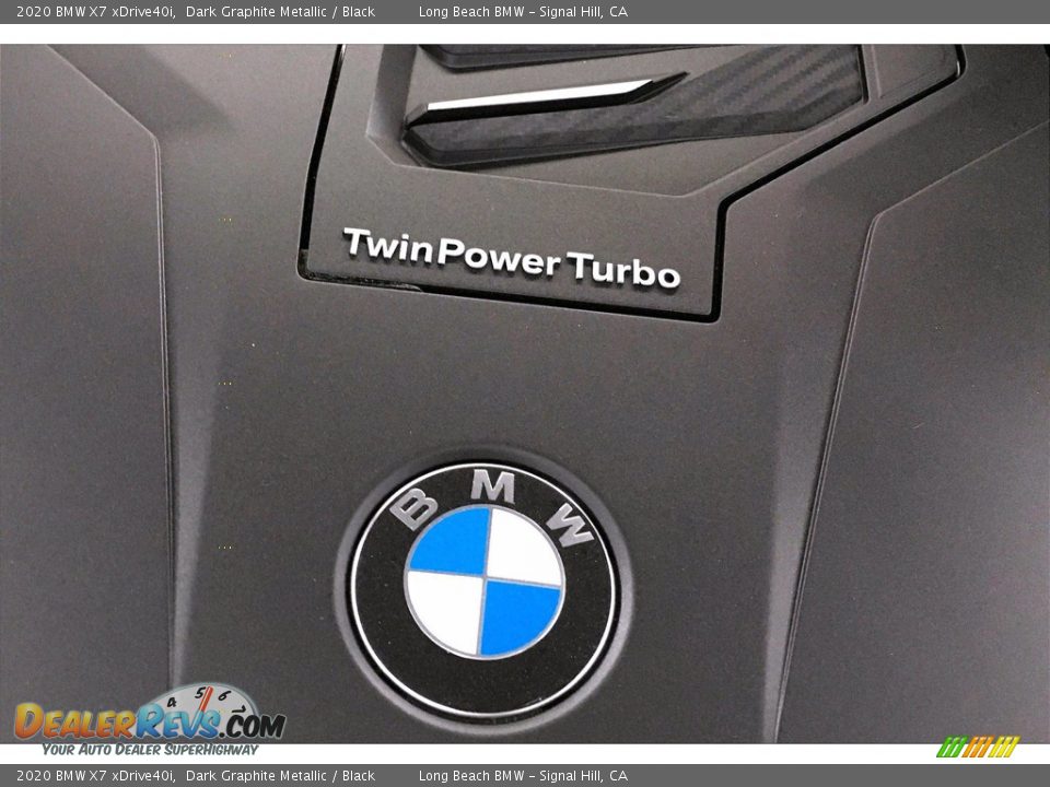 2020 BMW X7 xDrive40i Dark Graphite Metallic / Black Photo #11