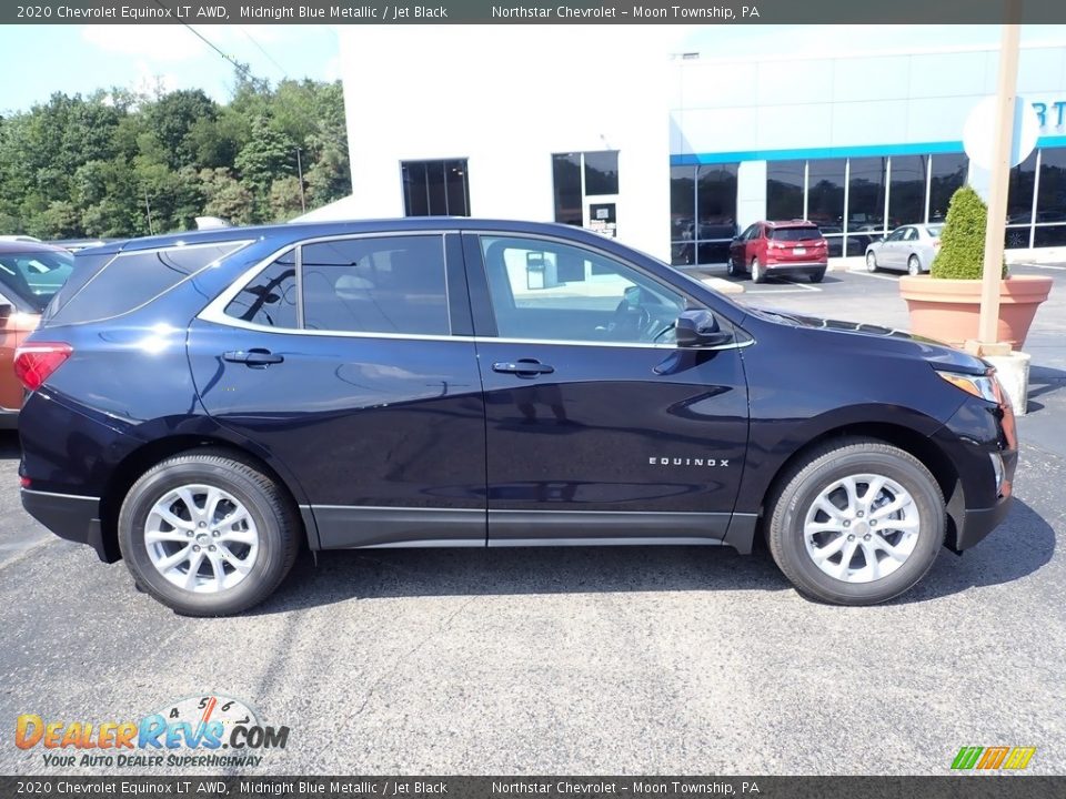 2020 Chevrolet Equinox LT AWD Midnight Blue Metallic / Jet Black Photo #7