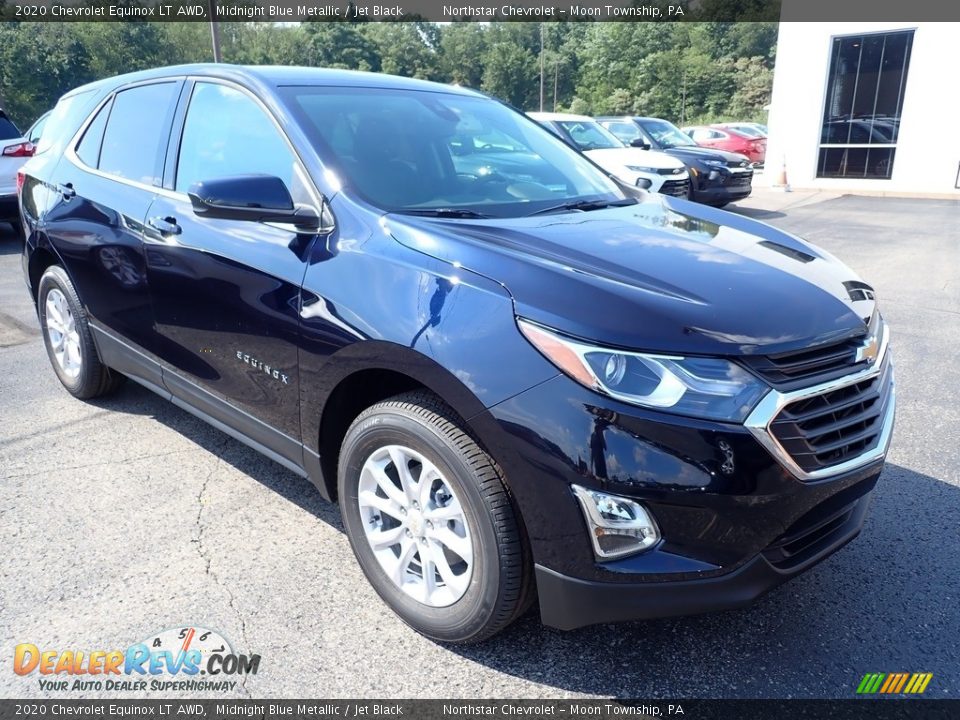 2020 Chevrolet Equinox LT AWD Midnight Blue Metallic / Jet Black Photo #8