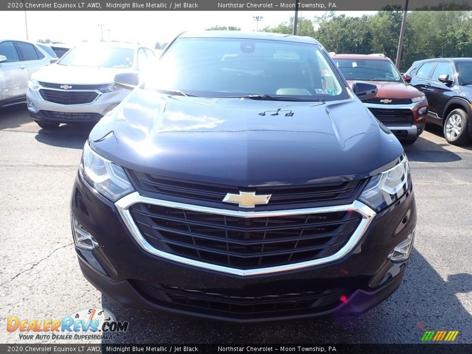 2020 Chevrolet Equinox LT AWD Midnight Blue Metallic / Jet Black Photo #9