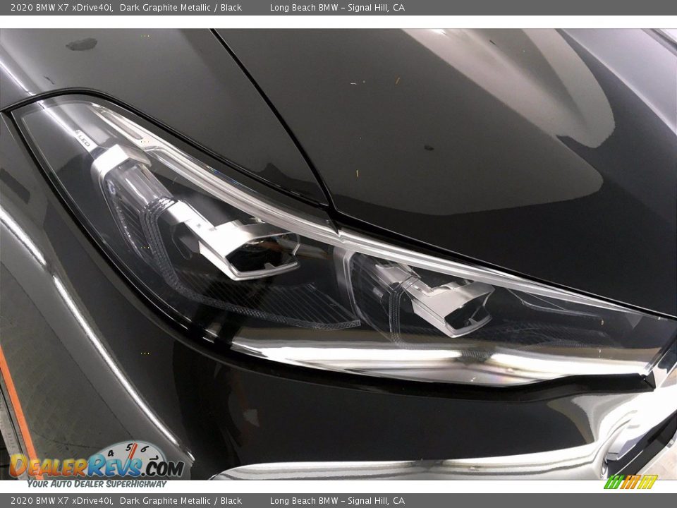 2020 BMW X7 xDrive40i Dark Graphite Metallic / Black Photo #14