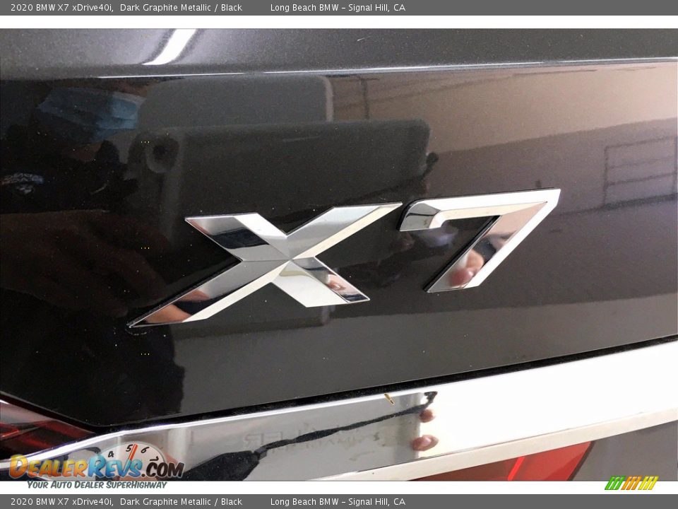 2020 BMW X7 xDrive40i Dark Graphite Metallic / Black Photo #16