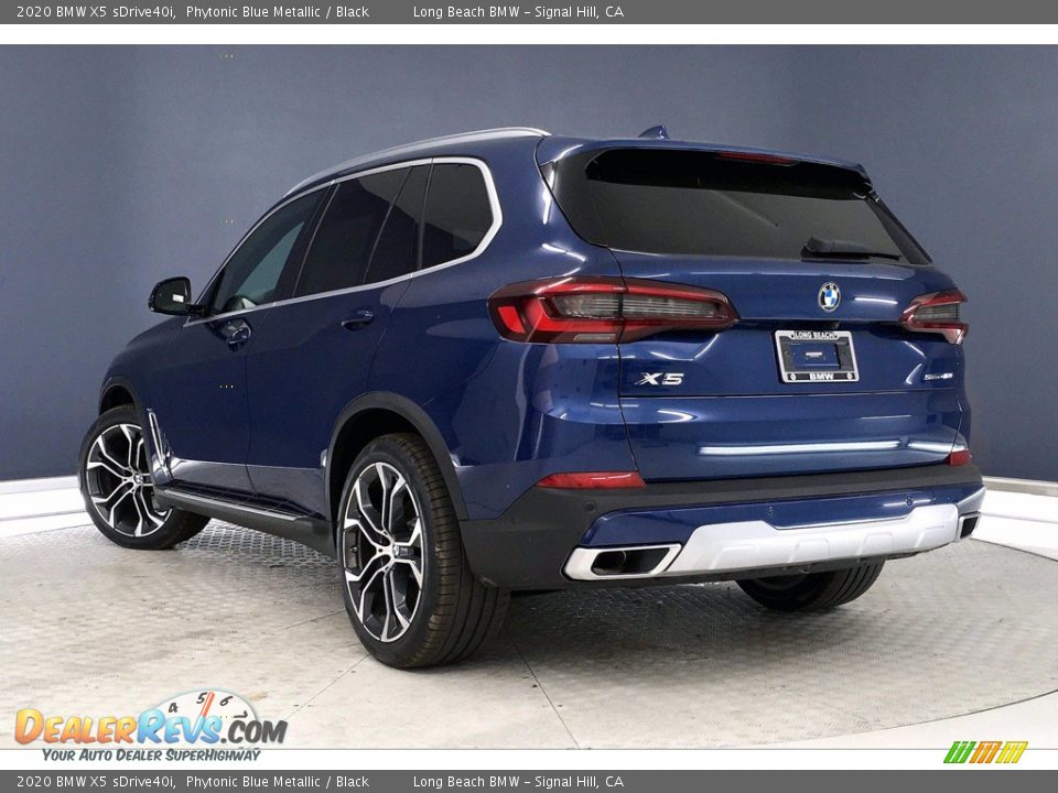 2020 BMW X5 sDrive40i Phytonic Blue Metallic / Black Photo #3