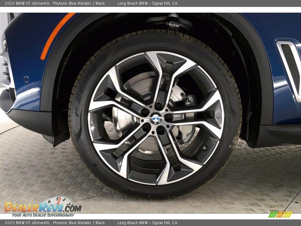 2020 BMW X5 sDrive40i Phytonic Blue Metallic / Black Photo #12
