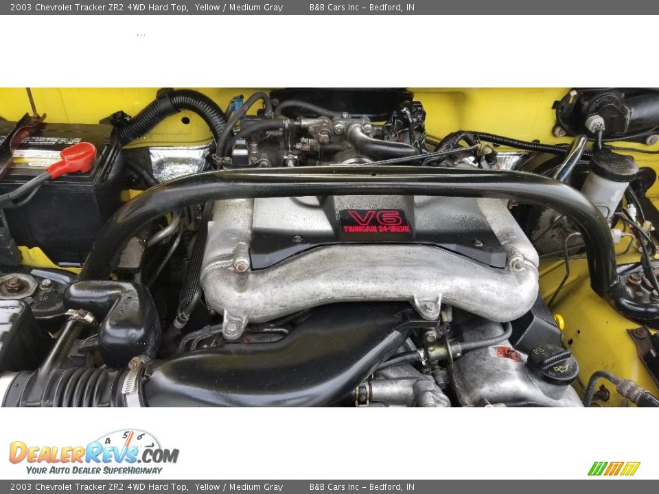 2003 Chevrolet Tracker ZR2 4WD Hard Top 2.5 Liter DOHC 24-Valve V6 Engine Photo #21