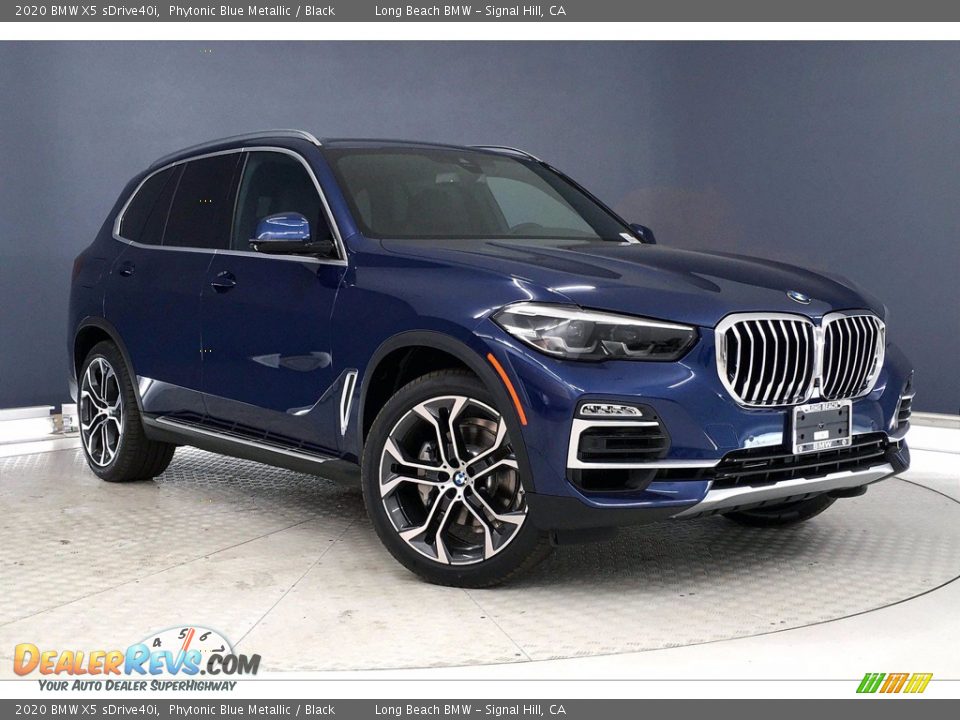 2020 BMW X5 sDrive40i Phytonic Blue Metallic / Black Photo #19