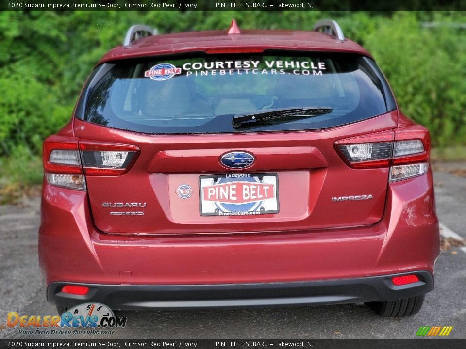 2020 Subaru Impreza Premium 5-Door Crimson Red Pearl / Ivory Photo #2