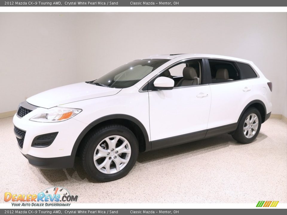 Crystal White Pearl Mica 2012 Mazda CX-9 Touring AWD Photo #3