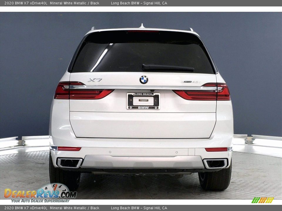 2020 BMW X7 xDrive40i Mineral White Metallic / Black Photo #4