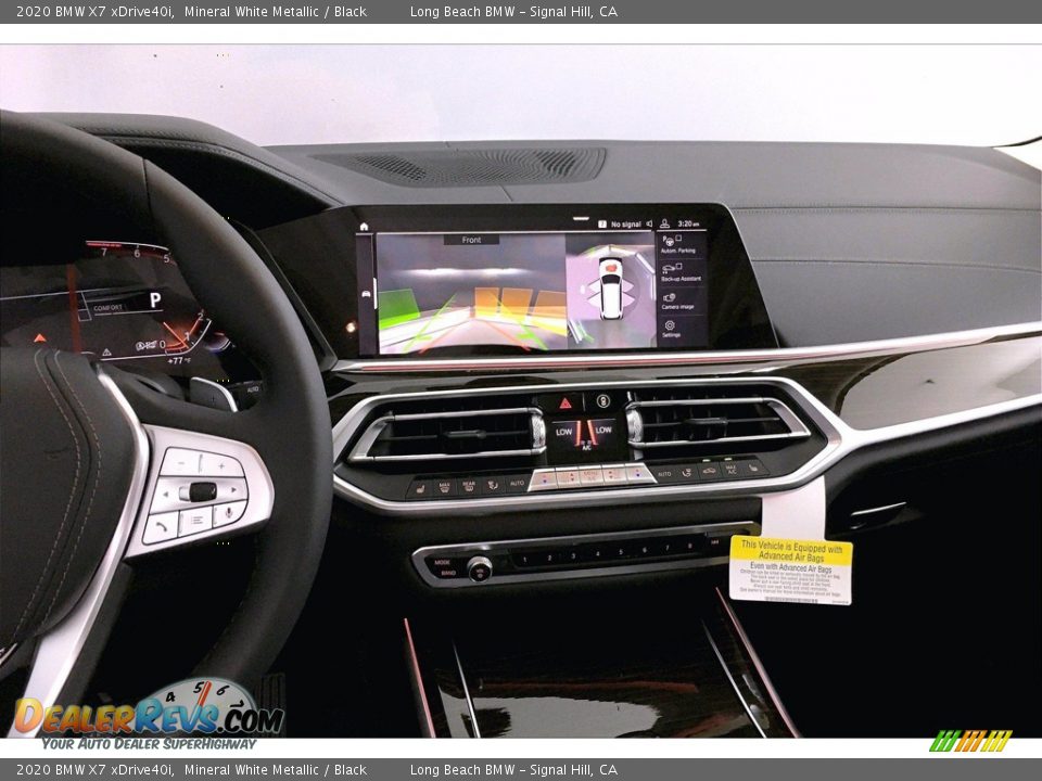 2020 BMW X7 xDrive40i Mineral White Metallic / Black Photo #6
