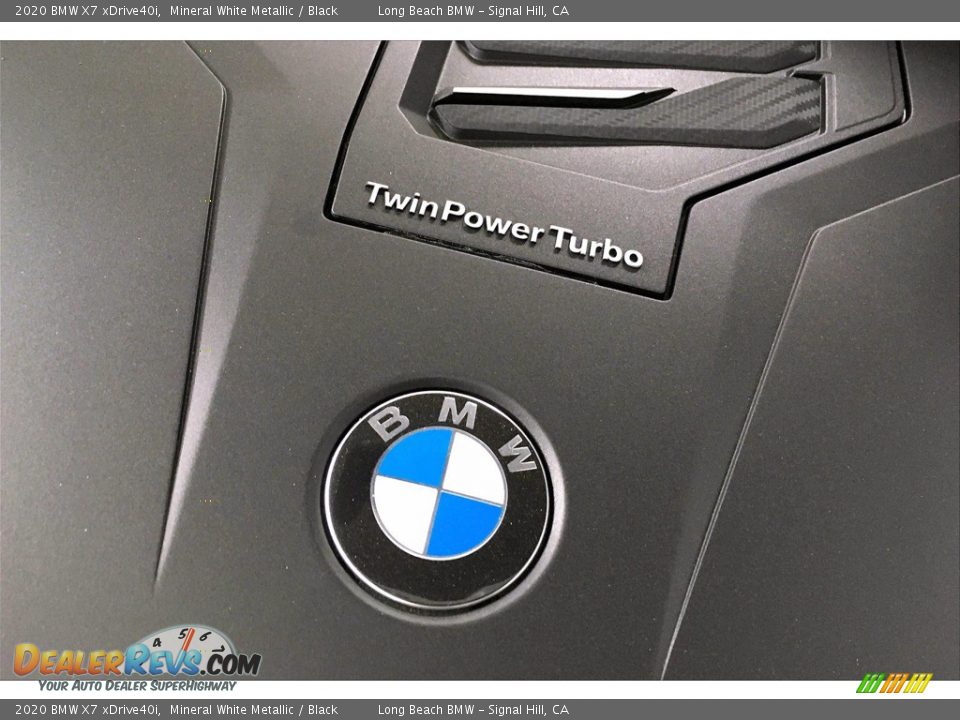2020 BMW X7 xDrive40i Mineral White Metallic / Black Photo #11