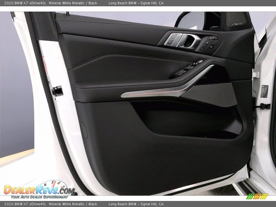 2020 BMW X7 xDrive40i Mineral White Metallic / Black Photo #13