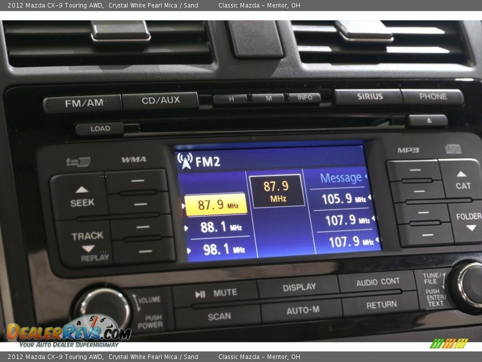 Controls of 2012 Mazda CX-9 Touring AWD Photo #18