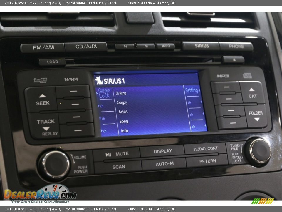 Controls of 2012 Mazda CX-9 Touring AWD Photo #20