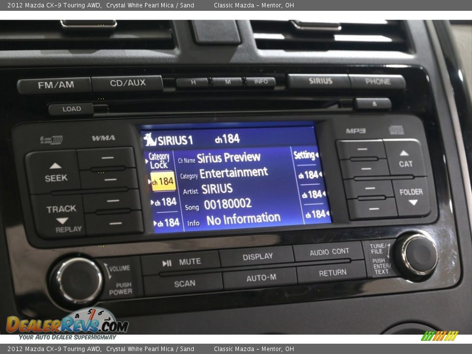 Controls of 2012 Mazda CX-9 Touring AWD Photo #21