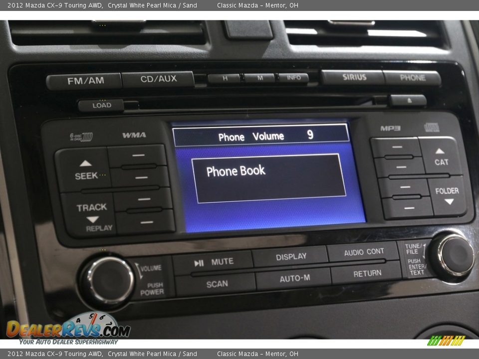 Controls of 2012 Mazda CX-9 Touring AWD Photo #23