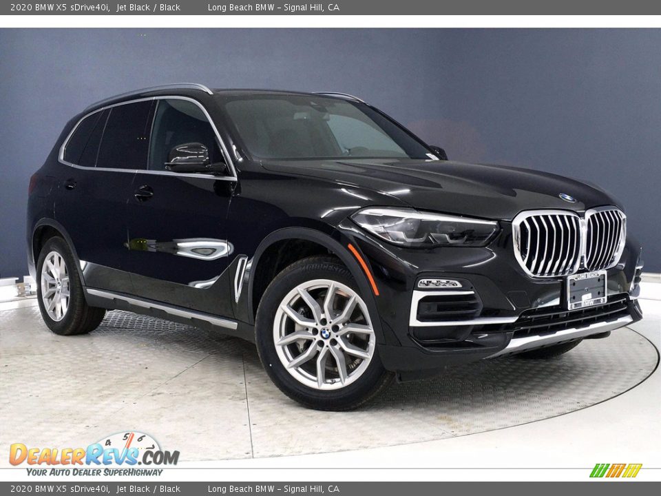 2020 BMW X5 sDrive40i Jet Black / Black Photo #19