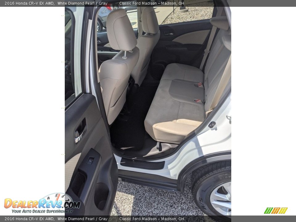 2016 Honda CR-V EX AWD White Diamond Pearl / Gray Photo #6