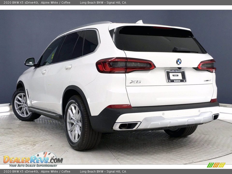 2020 BMW X5 sDrive40i Alpine White / Coffee Photo #3