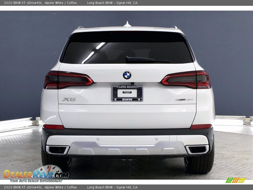 2020 BMW X5 sDrive40i Alpine White / Coffee Photo #4