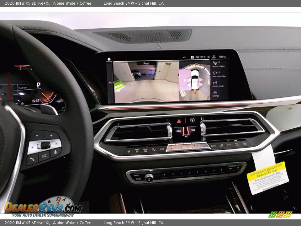 2020 BMW X5 sDrive40i Alpine White / Coffee Photo #6