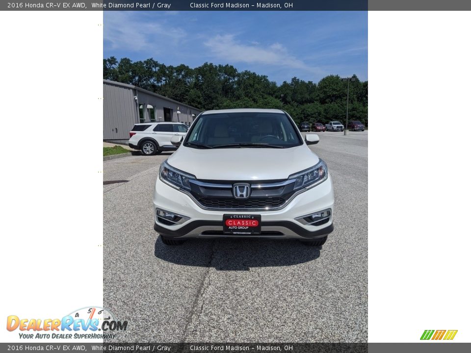 2016 Honda CR-V EX AWD White Diamond Pearl / Gray Photo #14