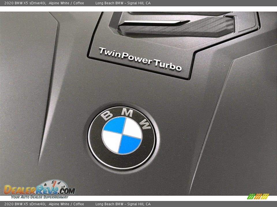 2020 BMW X5 sDrive40i Alpine White / Coffee Photo #11