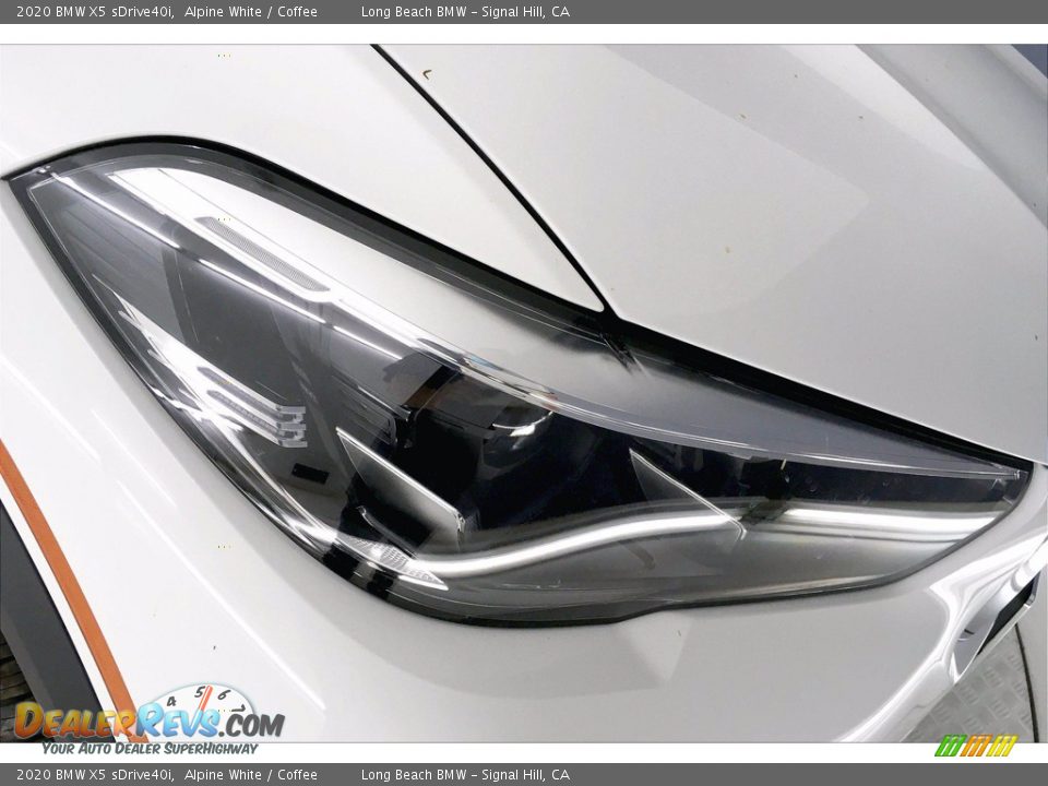 2020 BMW X5 sDrive40i Alpine White / Coffee Photo #14