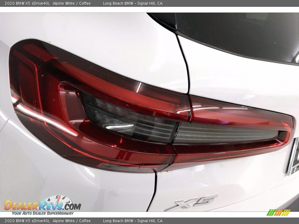 2020 BMW X5 sDrive40i Alpine White / Coffee Photo #15