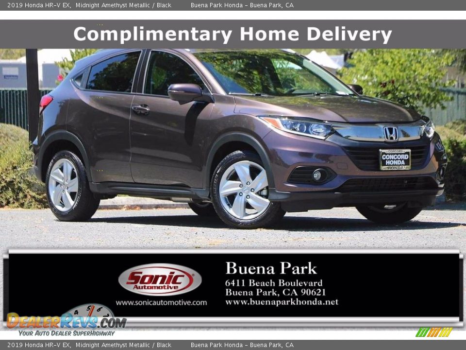 2019 Honda HR-V EX Midnight Amethyst Metallic / Black Photo #1