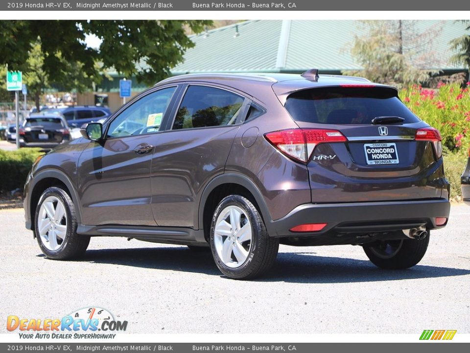 2019 Honda HR-V EX Midnight Amethyst Metallic / Black Photo #8