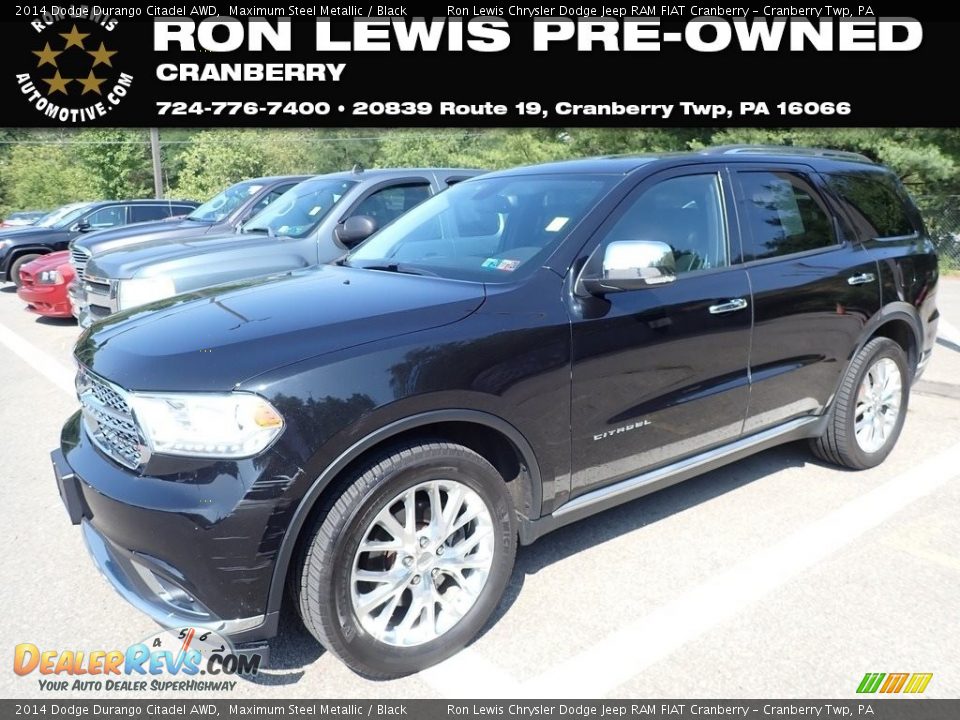 2014 Dodge Durango Citadel AWD Maximum Steel Metallic / Black Photo #1