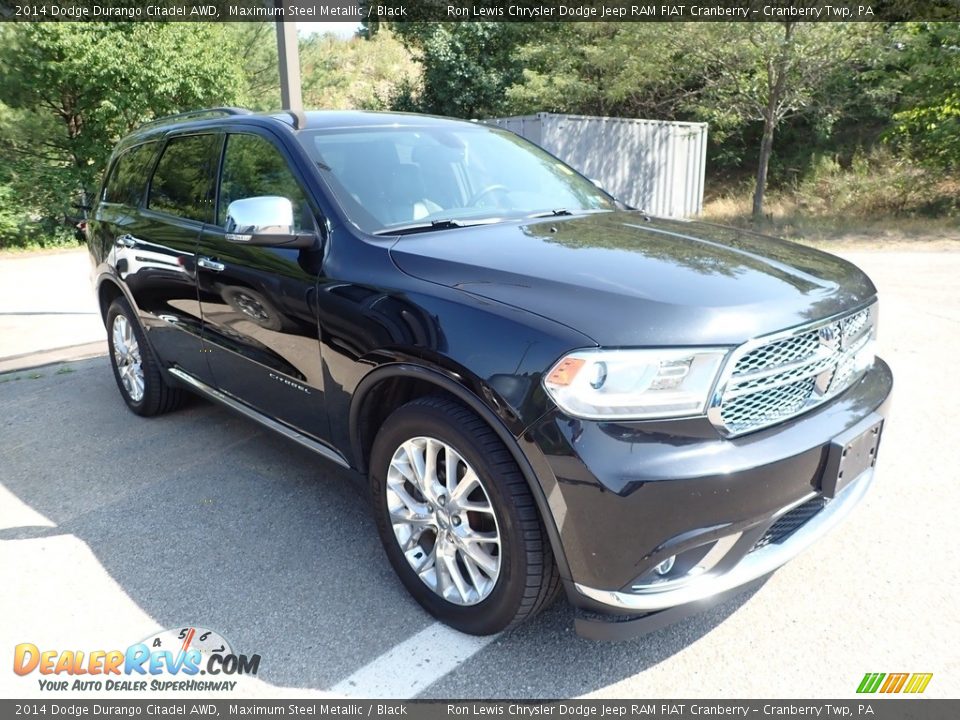 2014 Dodge Durango Citadel AWD Maximum Steel Metallic / Black Photo #2