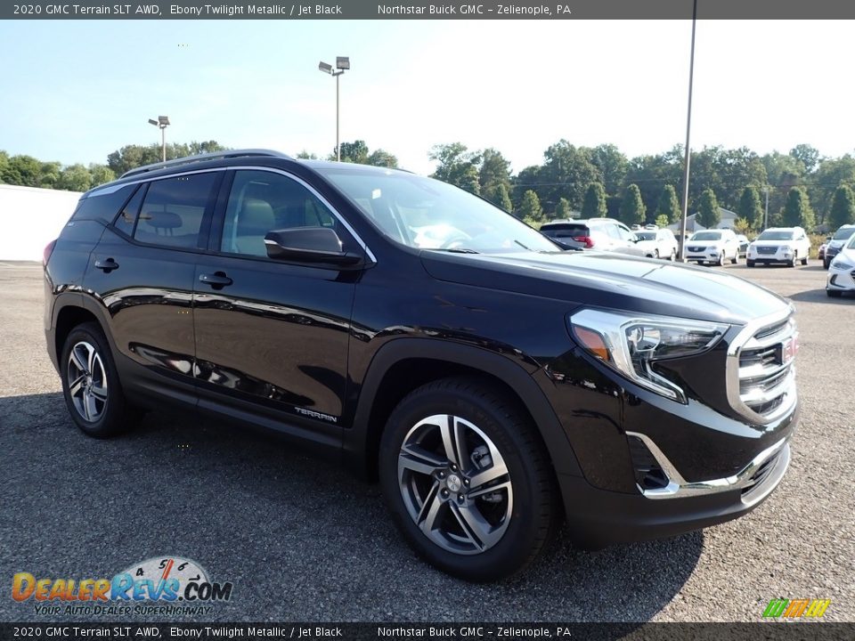 2020 GMC Terrain SLT AWD Ebony Twilight Metallic / Jet Black Photo #3