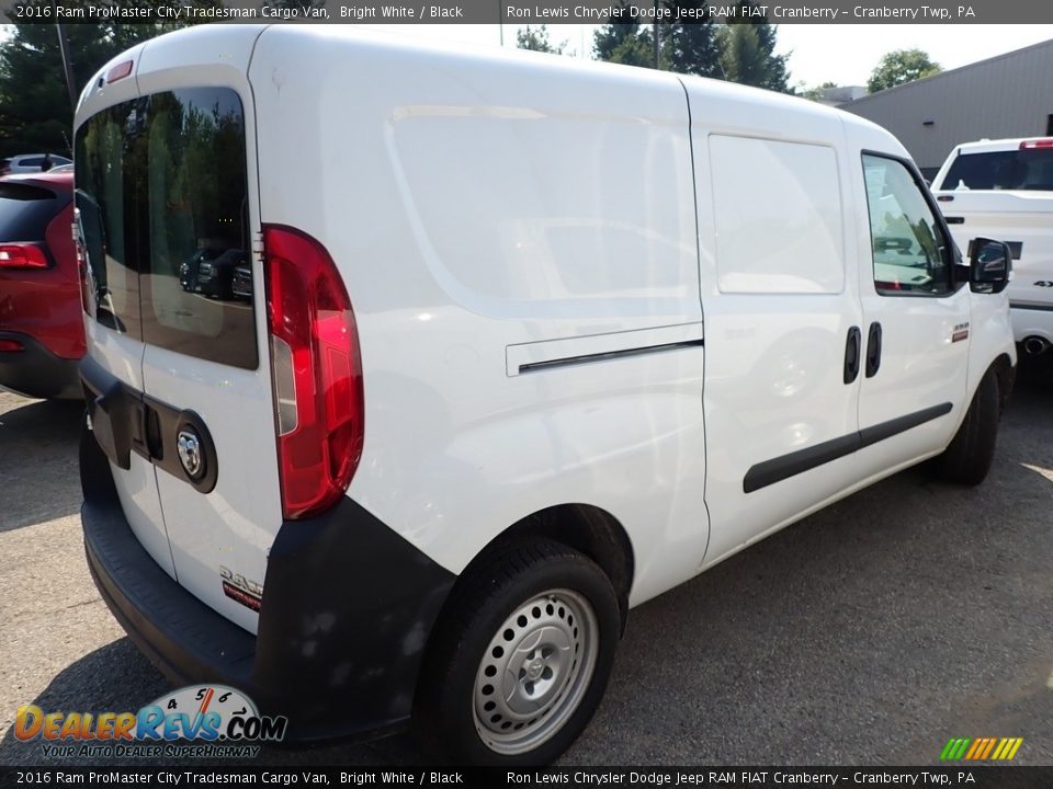 2016 Ram ProMaster City Tradesman Cargo Van Bright White / Black Photo #3