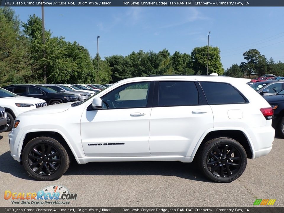 2020 Jeep Grand Cherokee Altitude 4x4 Bright White / Black Photo #9