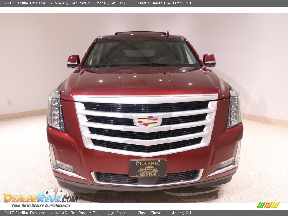2017 Cadillac Escalade Luxury 4WD Red Passion Tintcoat / Jet Black Photo #2