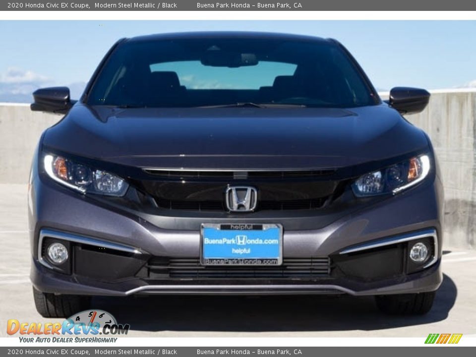 2020 Honda Civic EX Coupe Modern Steel Metallic / Black Photo #3