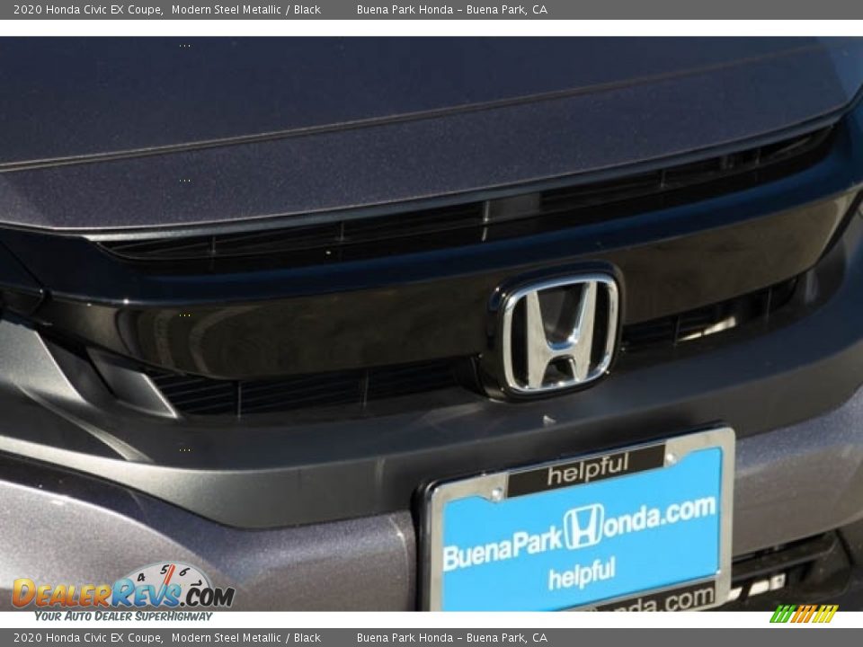 2020 Honda Civic EX Coupe Modern Steel Metallic / Black Photo #4